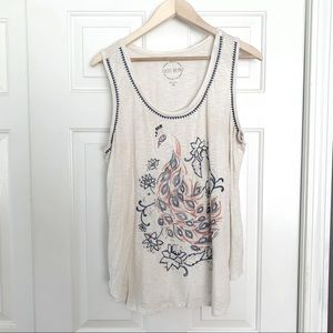 Lucky Brand | Peacock Tank Top | 1X